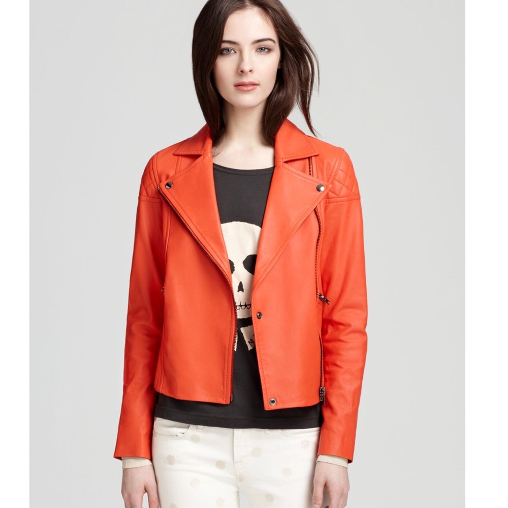 NWT Marc Jacobs Leather Moto Jacket